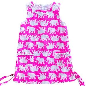 Lilly Pulitzer Dress, Tusk in Sun elephant pattern